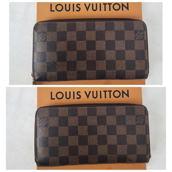 Auth Louis Vuitton Damier Ebene Besace Rosebery And Zipper Wallet Bundle - Picture 8 of 16